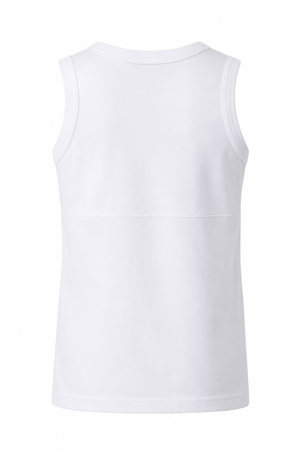 BOYS WHITE SLEEVELESS COTTON VEST - BV9AWHT