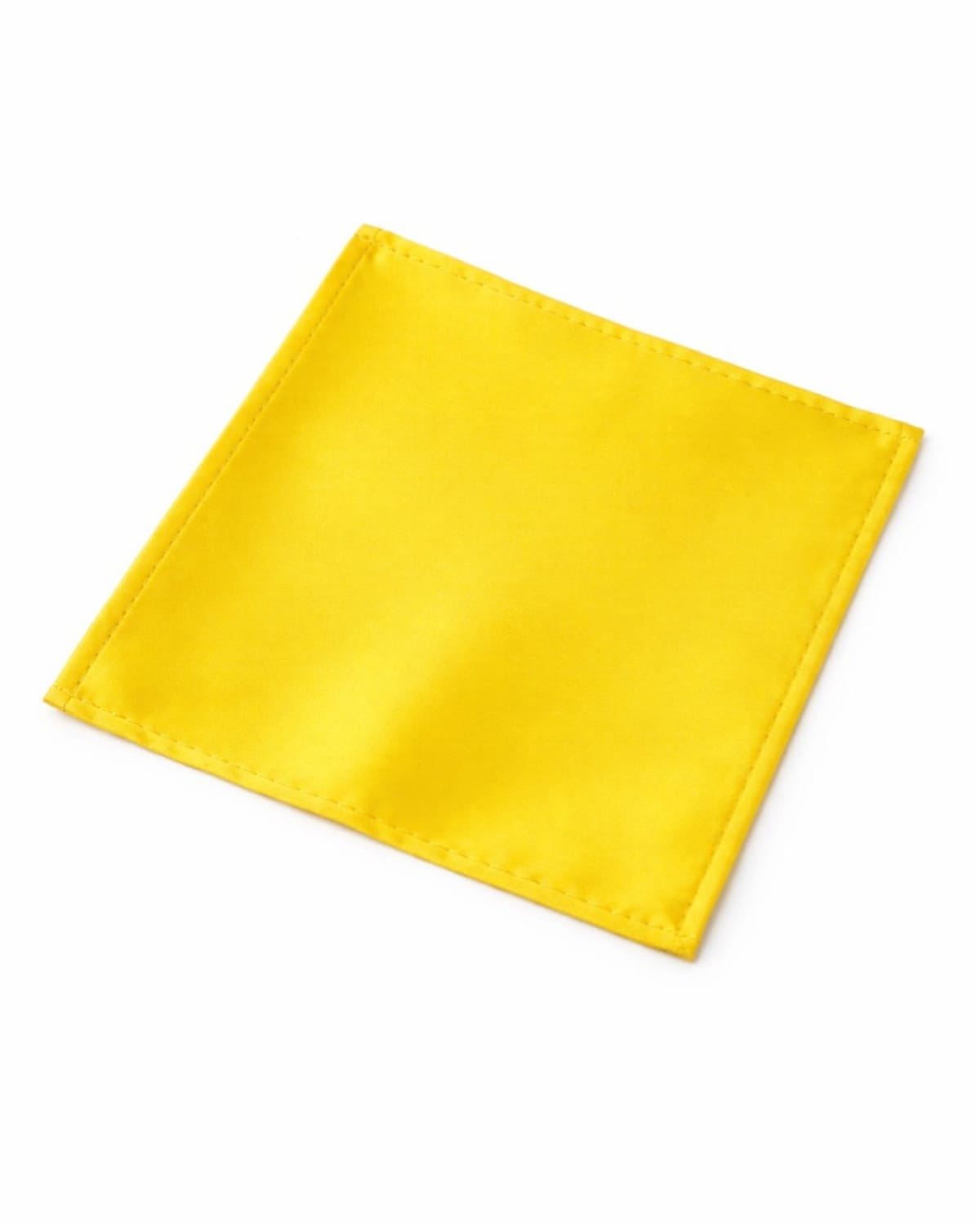 SWEET YELLOW SATIN POCKET SQUARE - PS110SWYEL24020