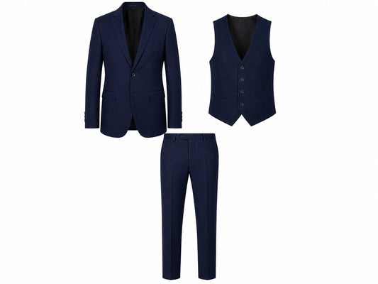 NAVY BLUE ELEGANCE 3-PC BOYS SUIT SET - B00926206NVBL