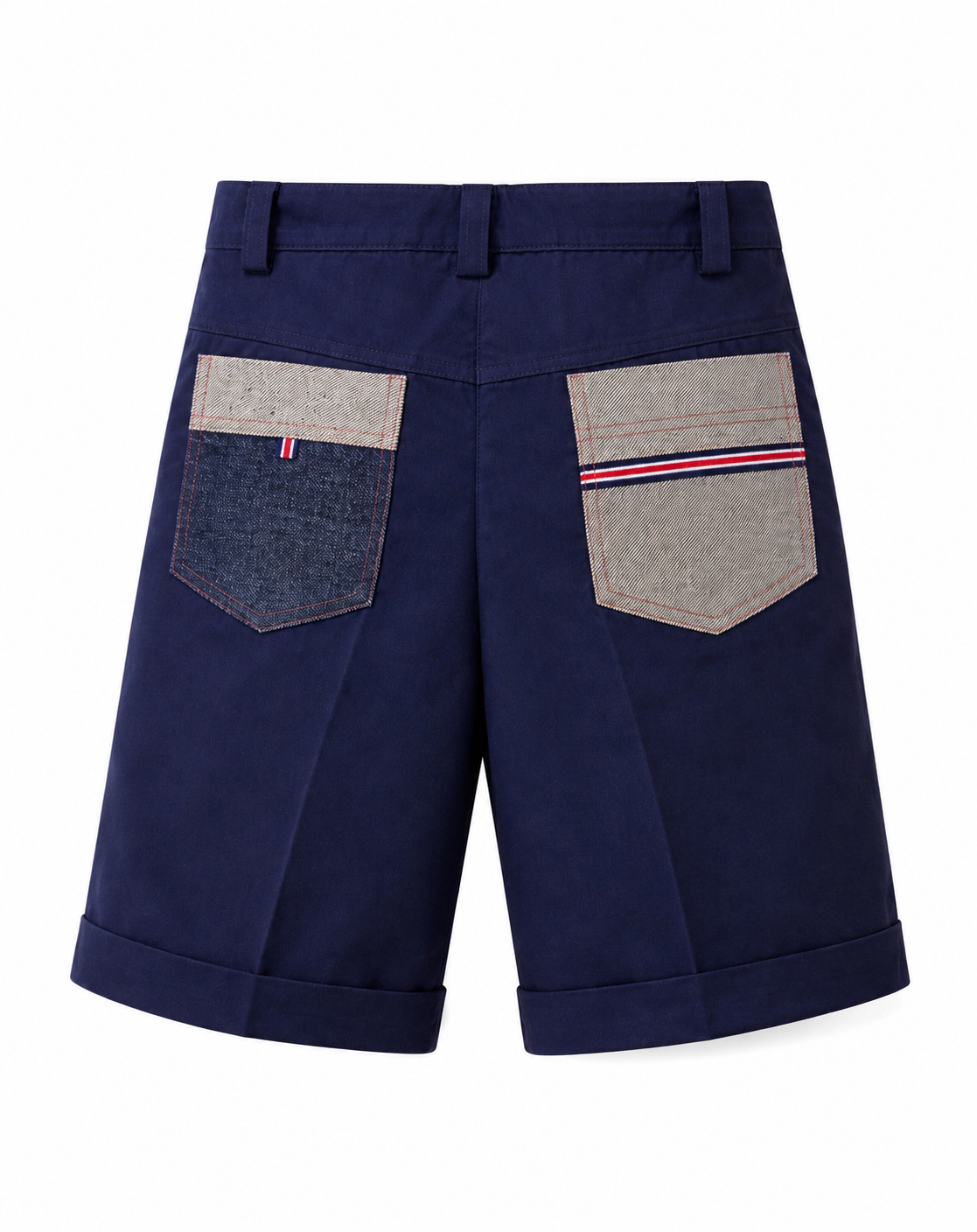 REGENT NAVY BLUE SMART SHORTS - Q126CSHRGNVBL