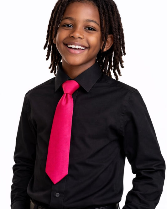 ROYAL FUCHSIA POWER NECK TIE - ABW302CFPNK25056
