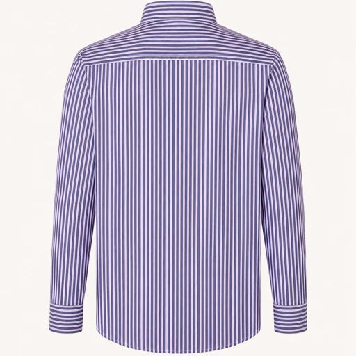 AMOS BOYS STRIPED LONG-SLEEVE DRESS SHIRT A145MSTRP