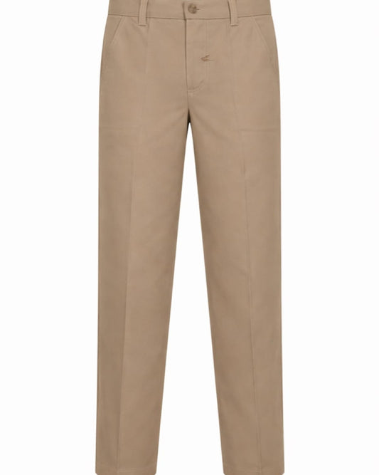 SANDSTONE KHAKI ''CLOTHES SHELF'' SIGNATURE TROUSERS (12-16YRS) - B532SDSTKHB