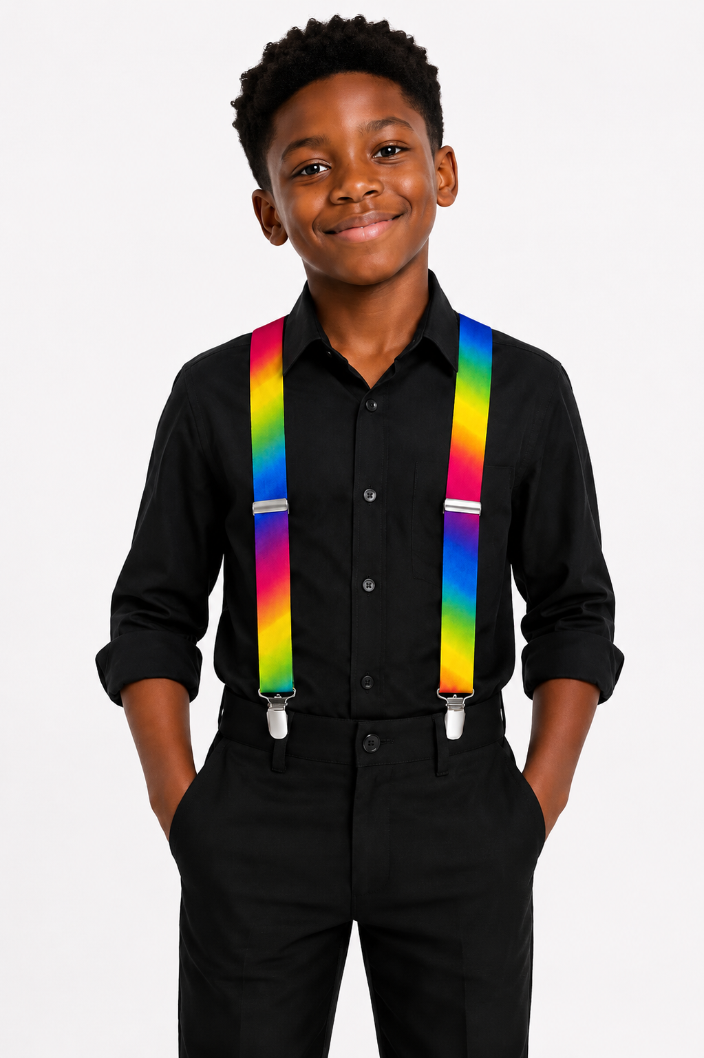 RAINBOW Y BACK SUSPENDERS - B49MNRNBW