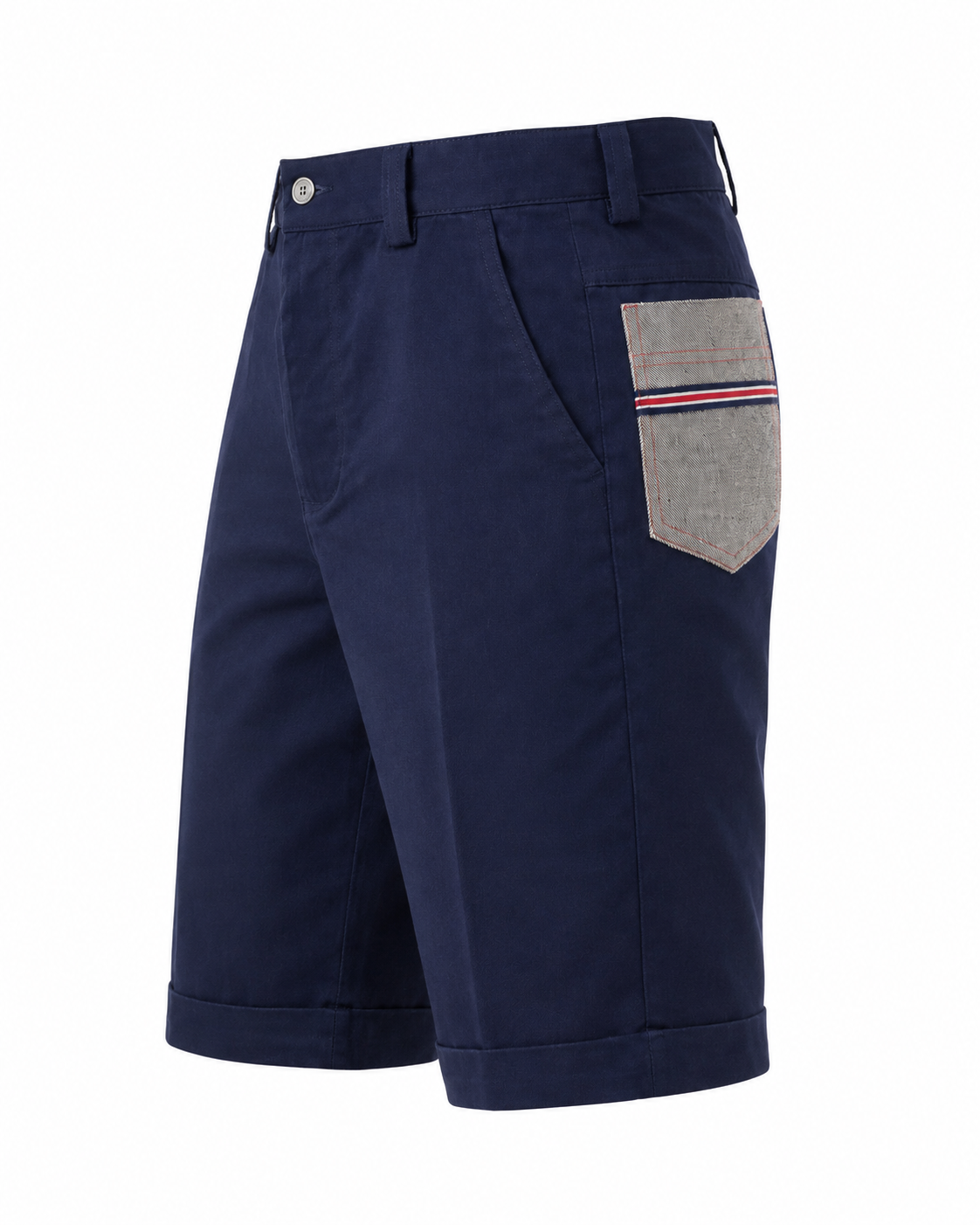 REGENT NAVY BLUE SMART SHORTS - Q126CSHRGNVBL