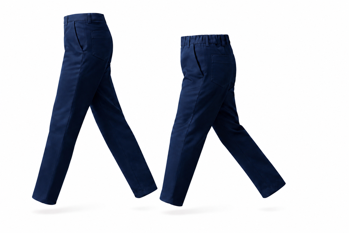 CLOTHES SHELF CLASSIC NAVY SMART TROUSERS (4 - 16 YRS) - B708BBNVBL