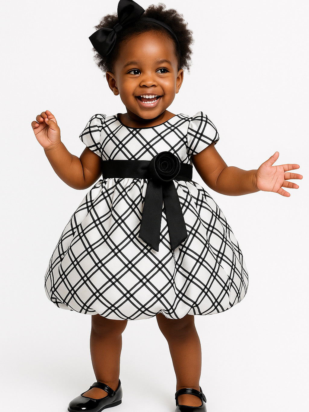 FOXY PARTY BUBBLE DRESS - MS805 (3-8YR)