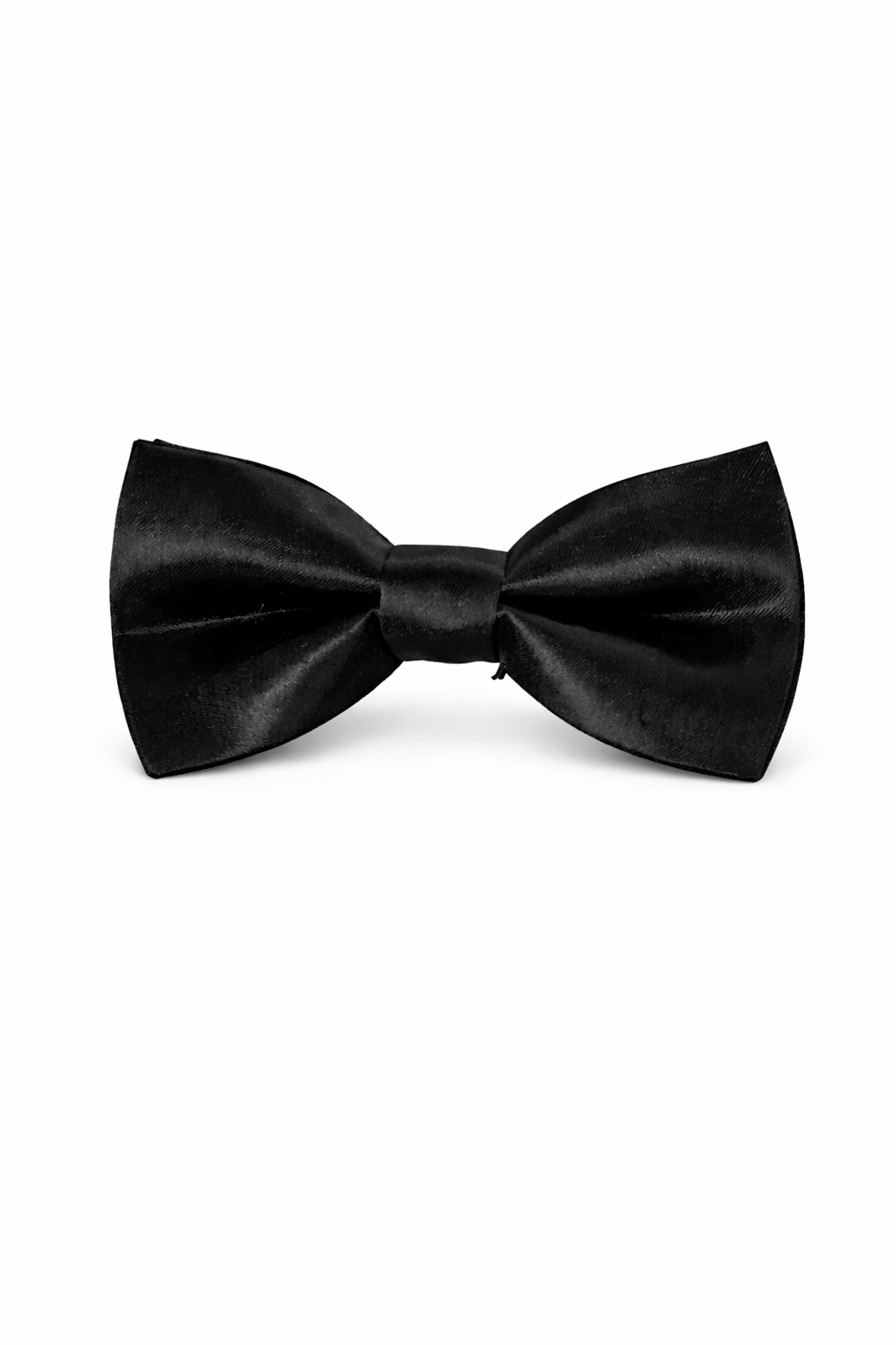 CLASSIC BLACK SATIN BOW TIE - ABW30124788BLK