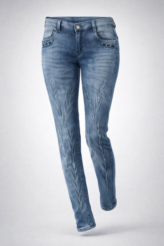 DRIFT SLIM DENIM GIRLS TROUSERS - B524MISSIND