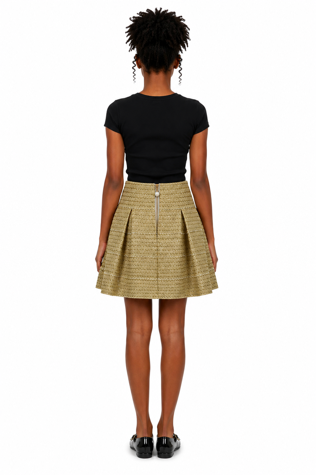GOLD LUCY GLIMMER SKIRT A652GLD 2-12YRS