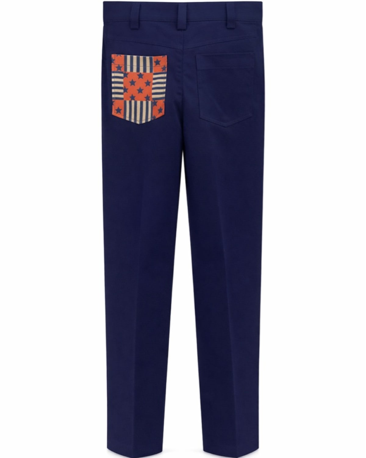 MIDNIGHT CREST NAVY CHINOS TROUSERS - B701NVYPTH