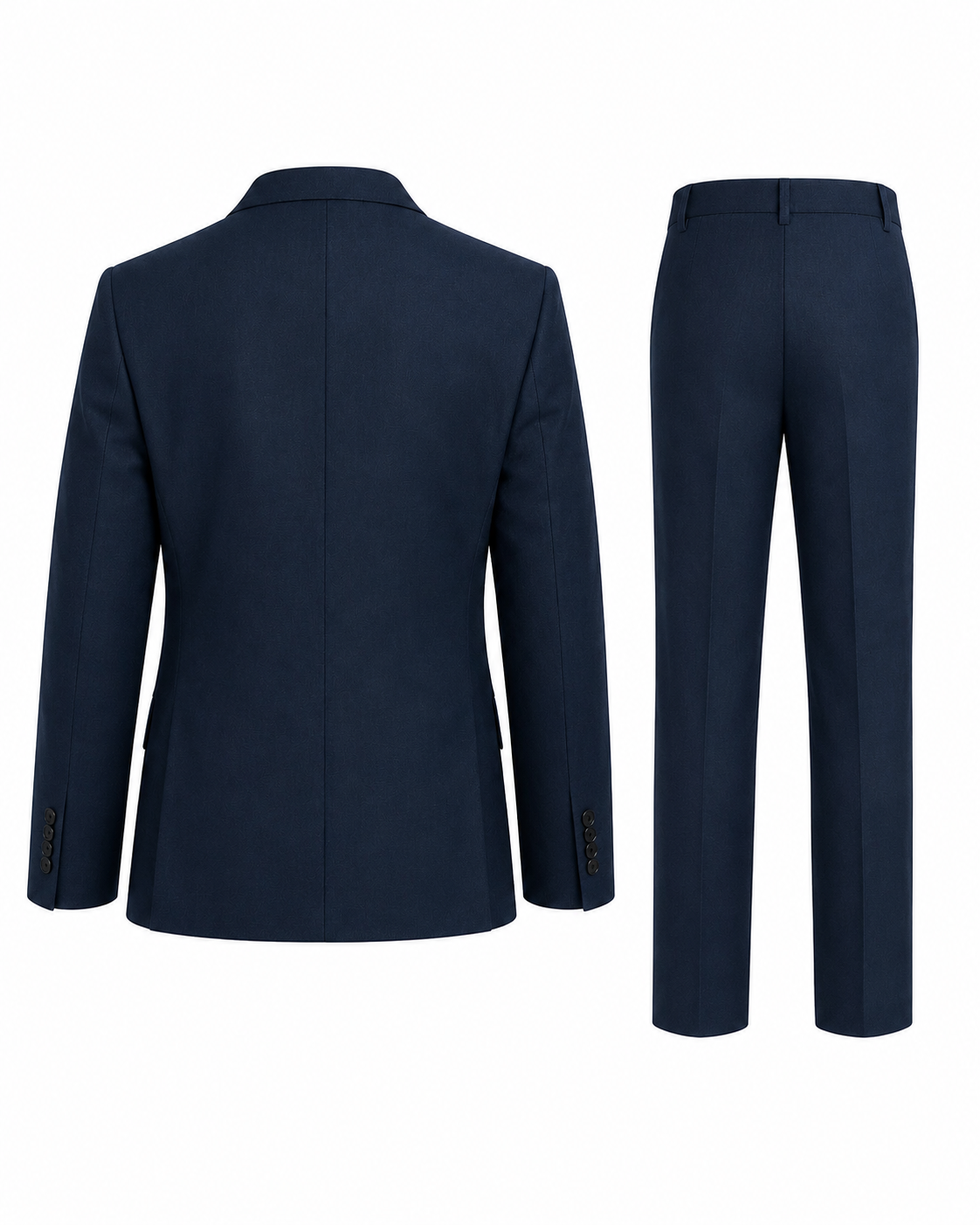 NAVY BLUE ROYAL COLLECTION 2PC BOYS SUIT A157NBL  1-16YRS