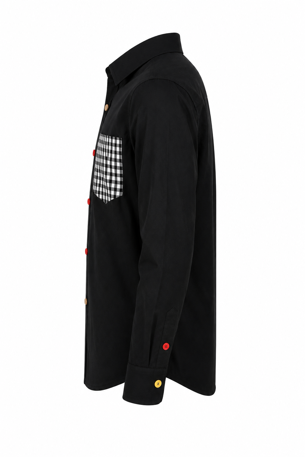 MIDNIGHT CHECK BOYS' CLASSIC SHIRT H07BLK 10-16YRS