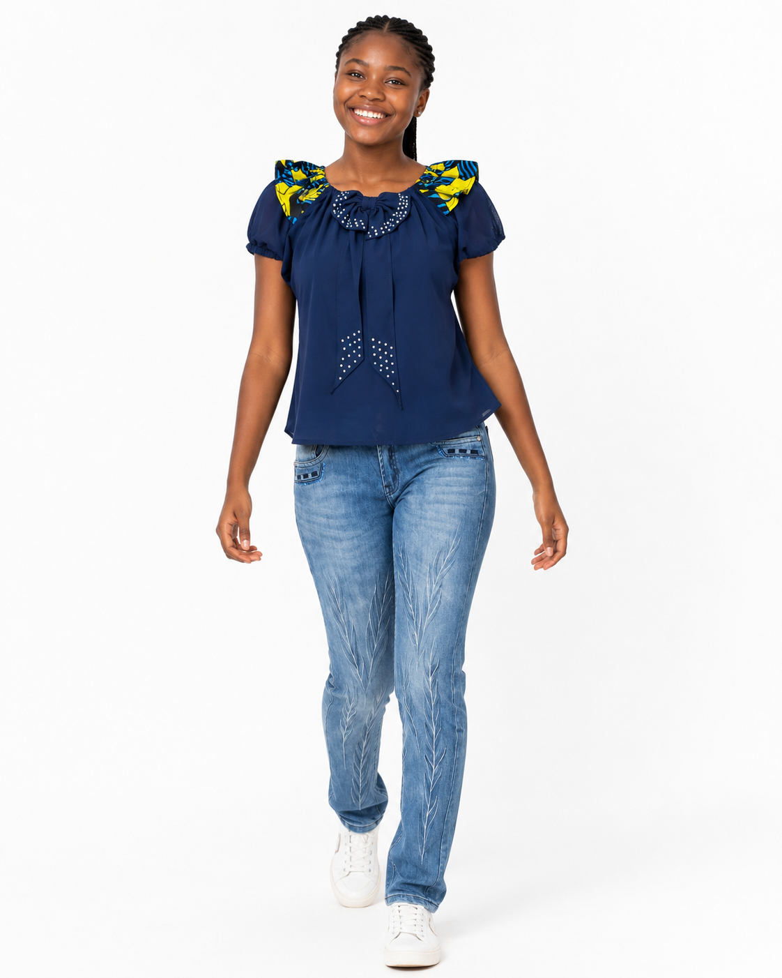 DRIFT SLIM DENIM GIRLS TROUSERS - B524MISSIND