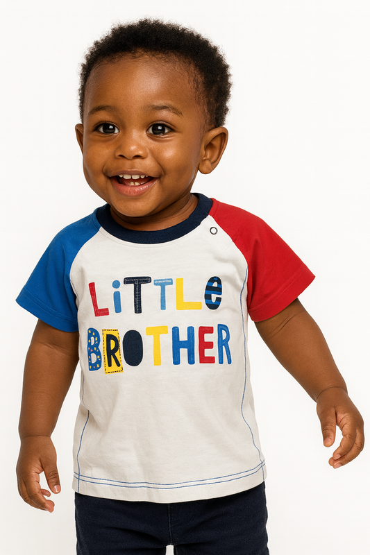 LITTLE BROTHER GRAPHIC TEE A144 3MTH-24MTH