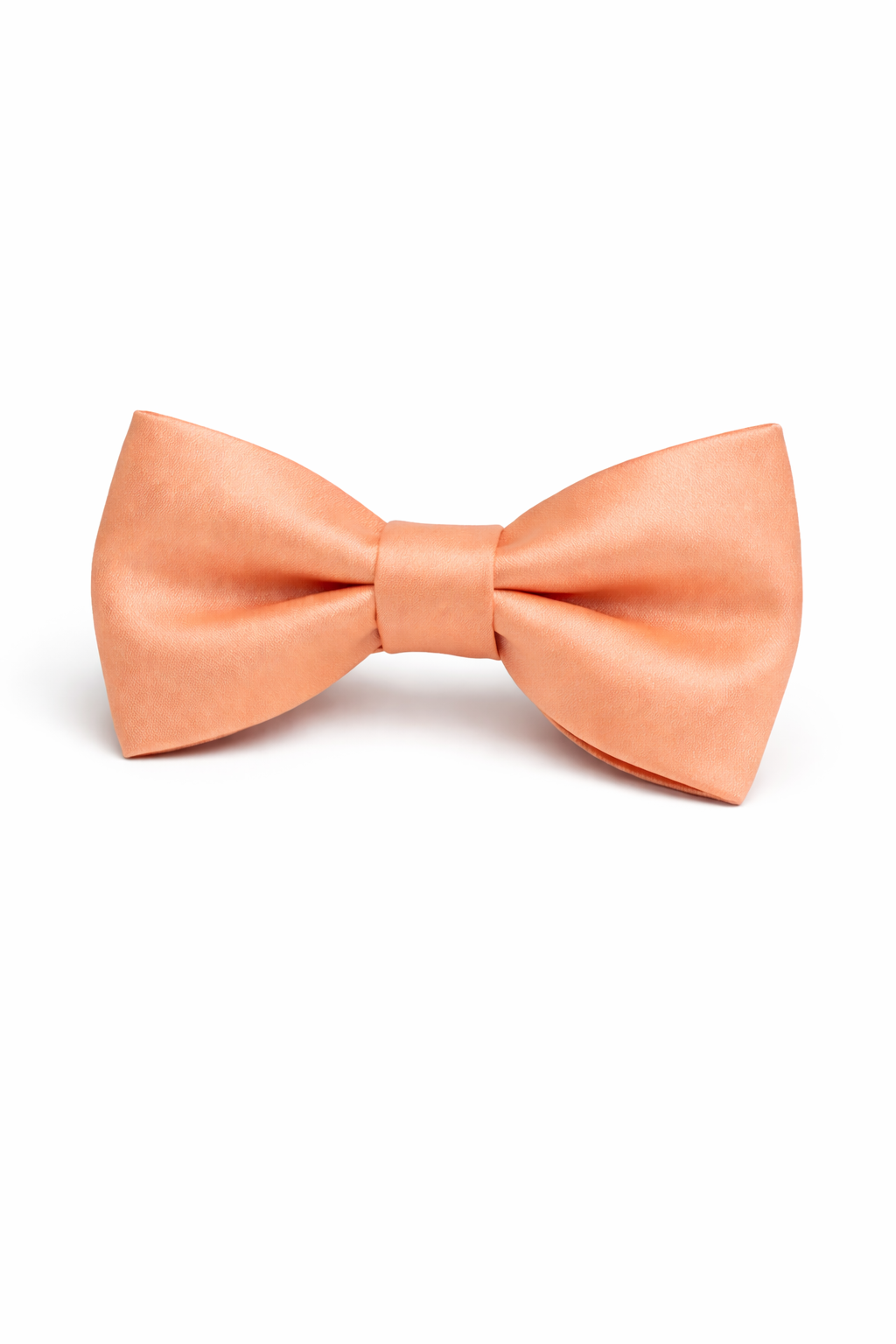 PEACH SATIN CLASSIC BOW TIE I ABW10624087PCH