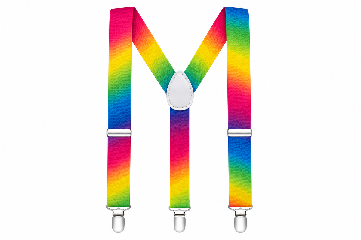 RAINBOW Y BACK SUSPENDERS - B49MNRNBW