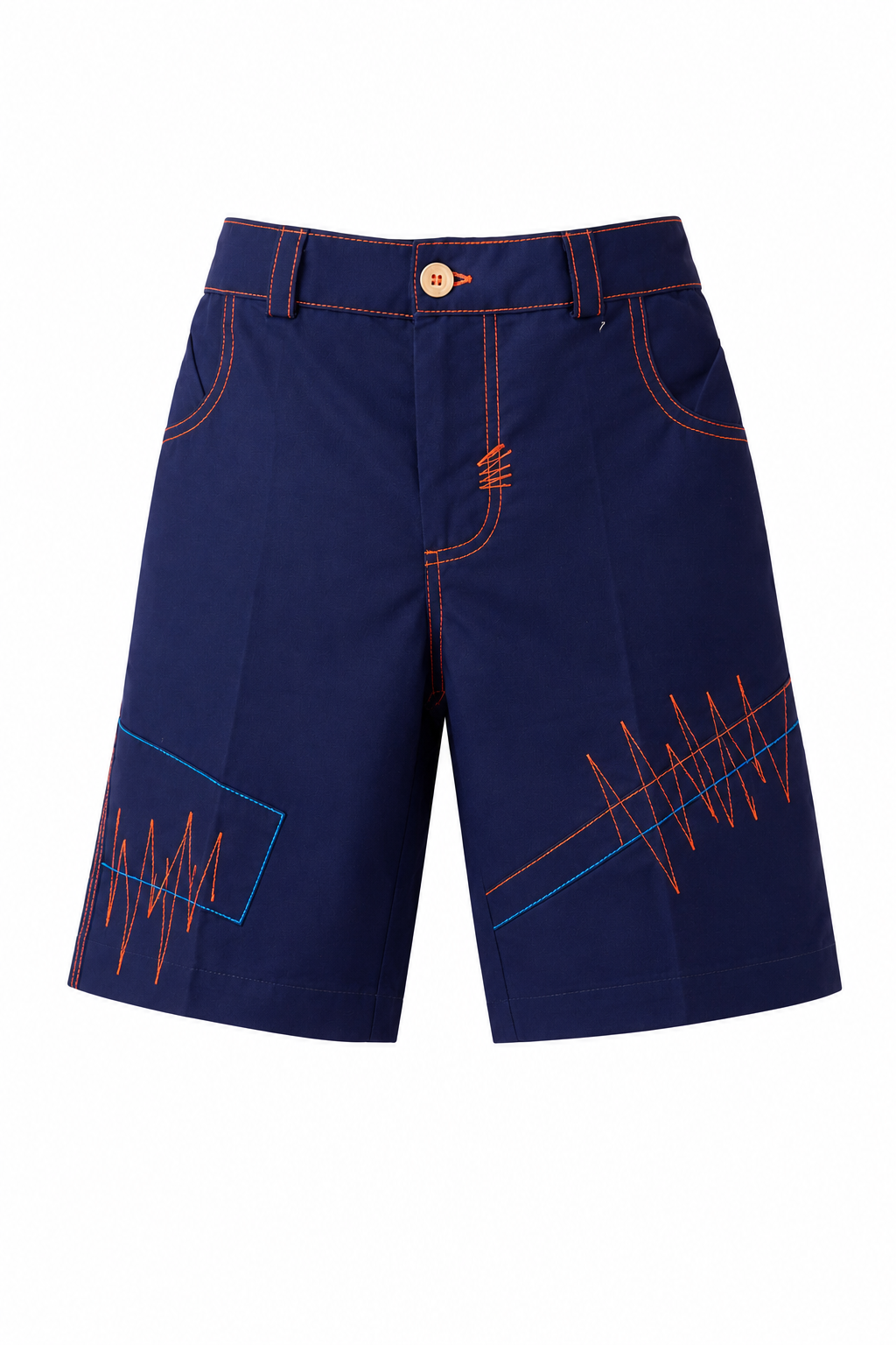 EXPLORER STITCH NAVY 3/4 SHORTS - B49814538NV