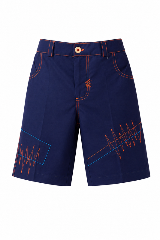 EXPLORER STITCH NAVY 3/4 SHORTS - B49814538NV