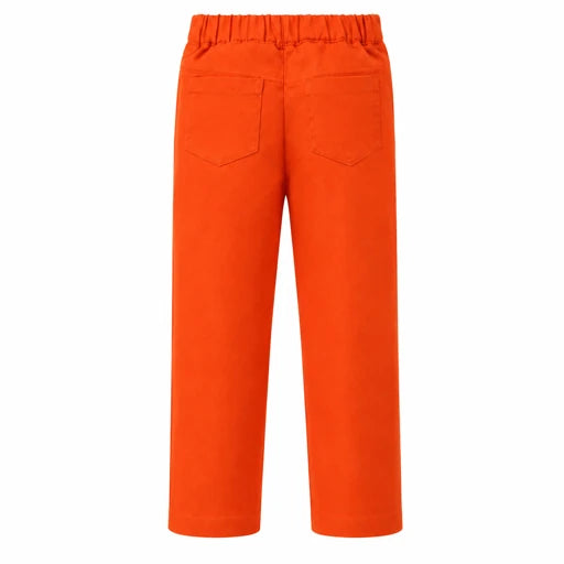 SUNSET ORANGE SMART CHINOS TROUSERS - B100MDNTOR