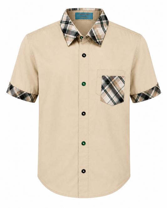 FOREST CHECK CONTRAST SHIRT - MN31426174FGR