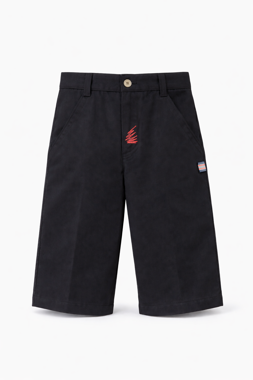 BLACK UTILITY SHORTS ( 9-16 YRS) - 40726UTBLK
