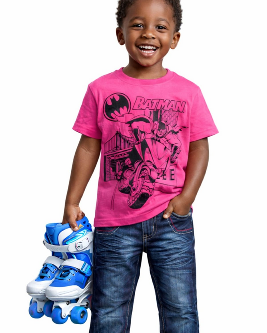 NEON KNIGHT BATMAN GRAPHIC TEE (4-8YR) - WSD1081