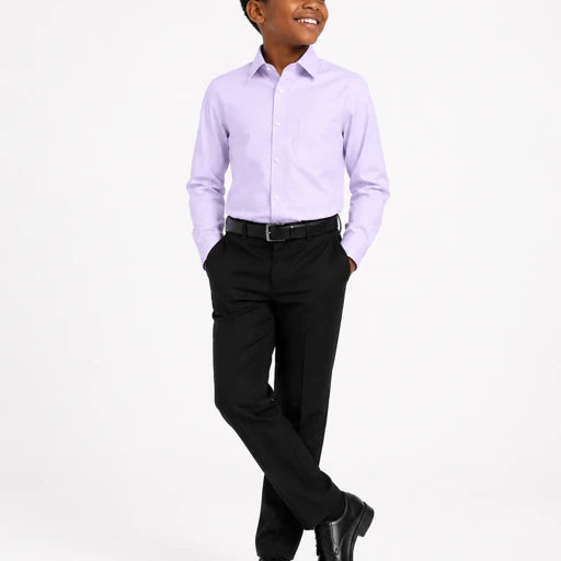 SOFT LILAC CLASSIC BOYS LONG SLEEVE FORMAL SHIRT (3-16 YRS) - A15821601LLC