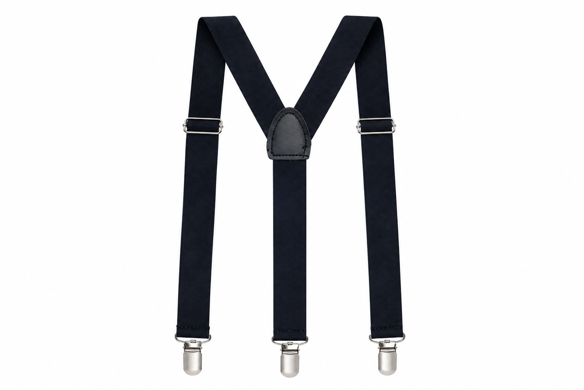 CLASSIC BLACK SUSPENDERS - B59LGBLK