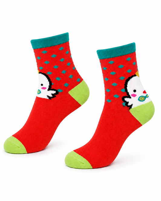 CANDY SPLASH CHARACTER SOCKS - MS6953CRDPLK