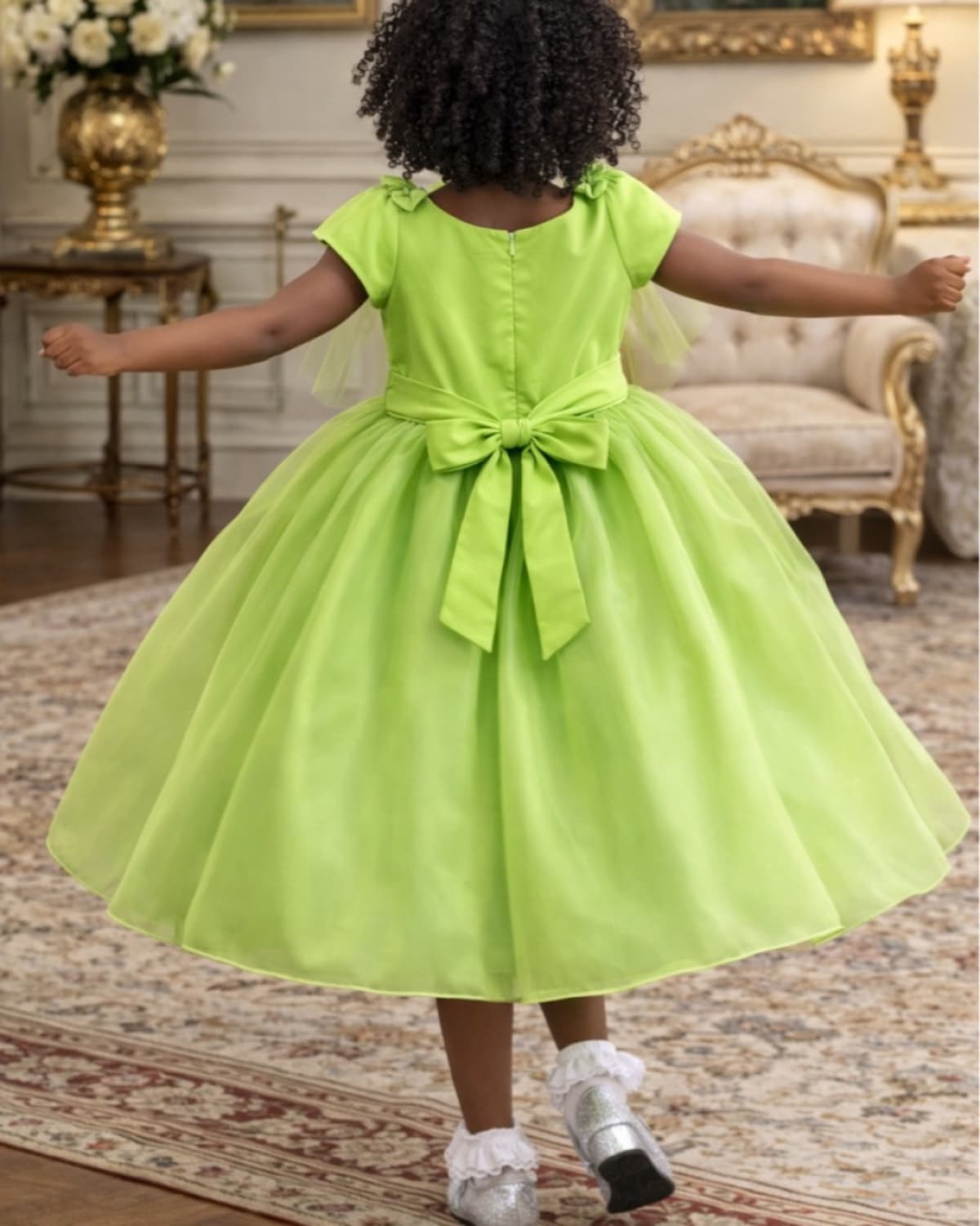EMERALD GREEN PRINCESS BALL GOWN - SMDL100EMGRN