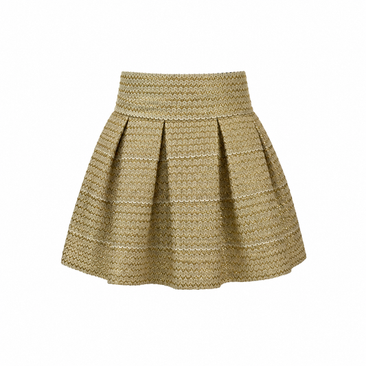 GOLD LUCY GLIMMER SKIRT A652GLD 2-12YRS