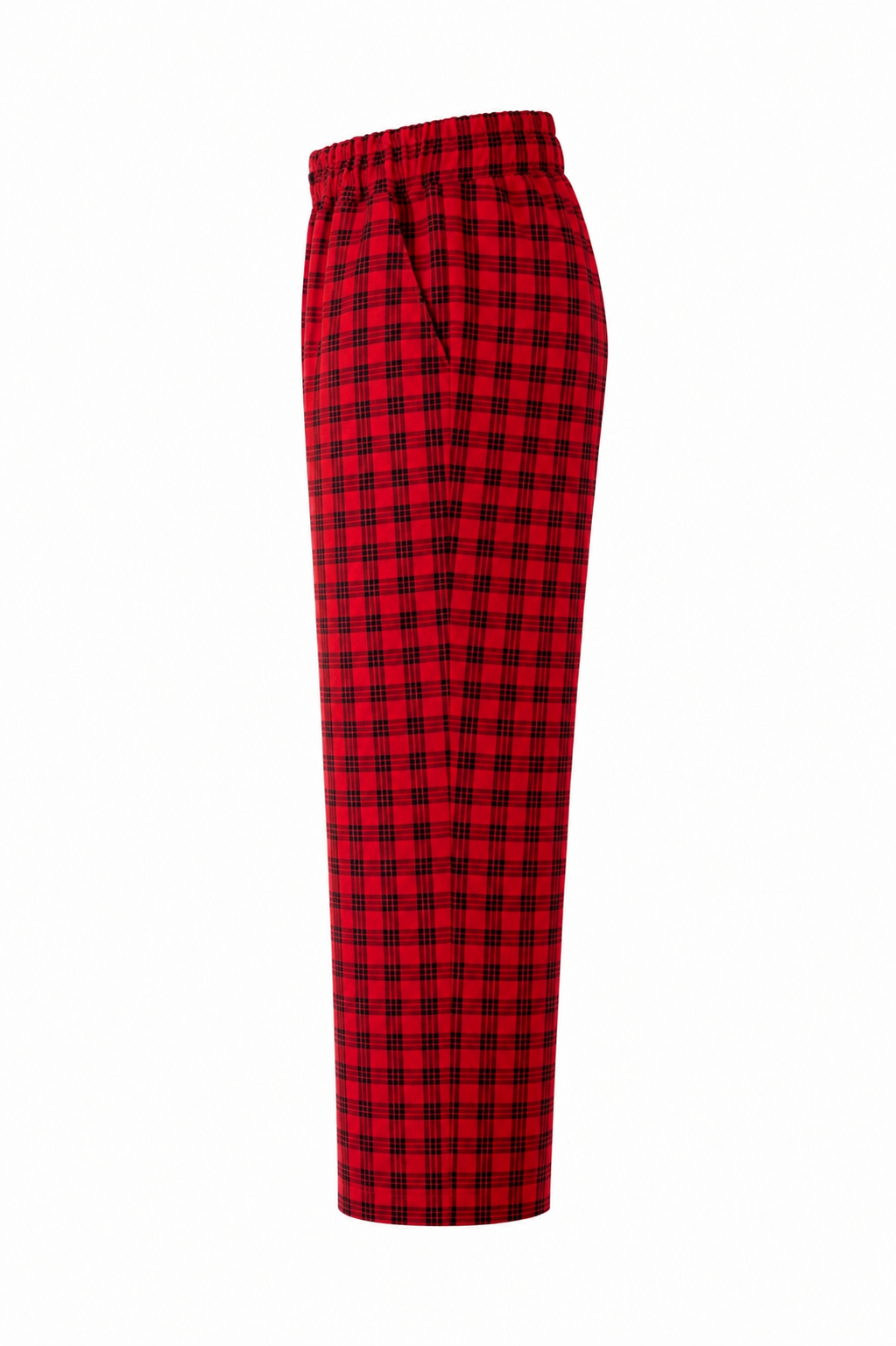 CRIMSON CHECK ''CLOTHES SHELF'' CLASSIC TROUSERS - MN330CRRDCH