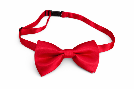 CLASSIC RED CRIMSON DICKIE BOW TIE - BTR100CRD14970