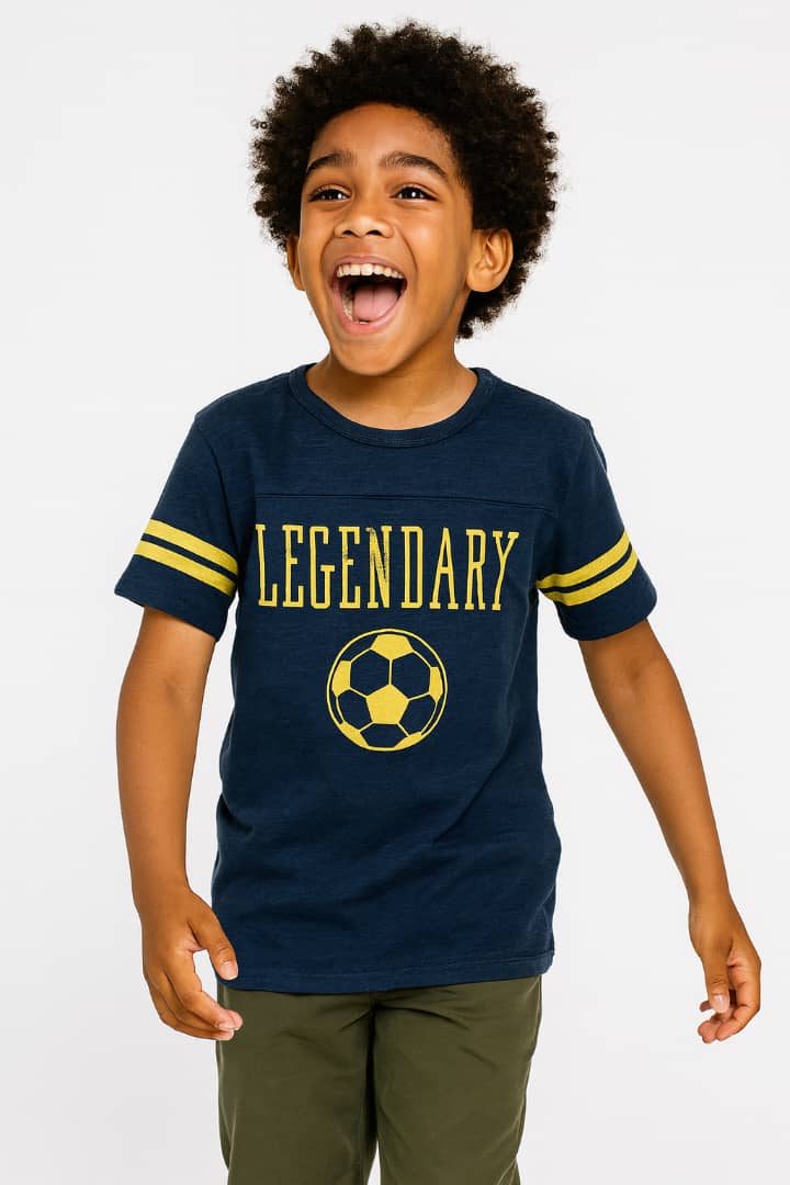LEGENDARY BOYS SOCCER TEE - A141NBL