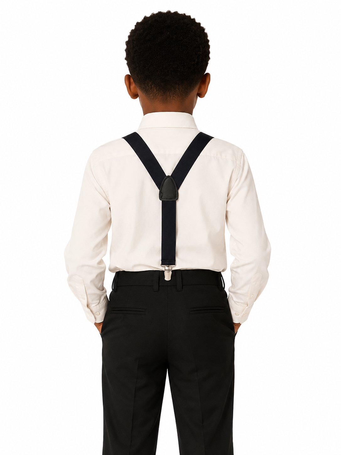 CLASSIC BLACK SUSPENDERS - B59LGBLK