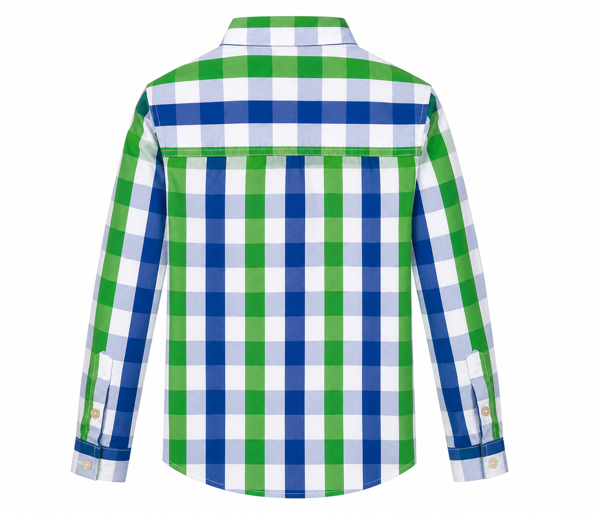 SOLO BOLD CHECK L/SL SHIRT MD1520 4-8YR