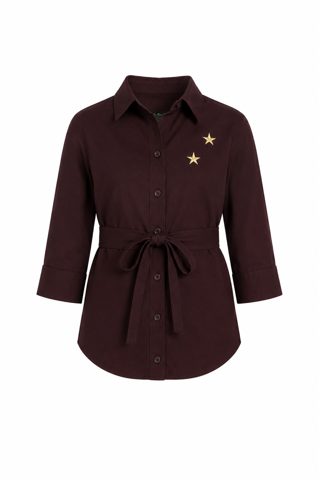 STAR CHARM BELTED SHIRT- (10-16 YRS) - D611CFEBRN