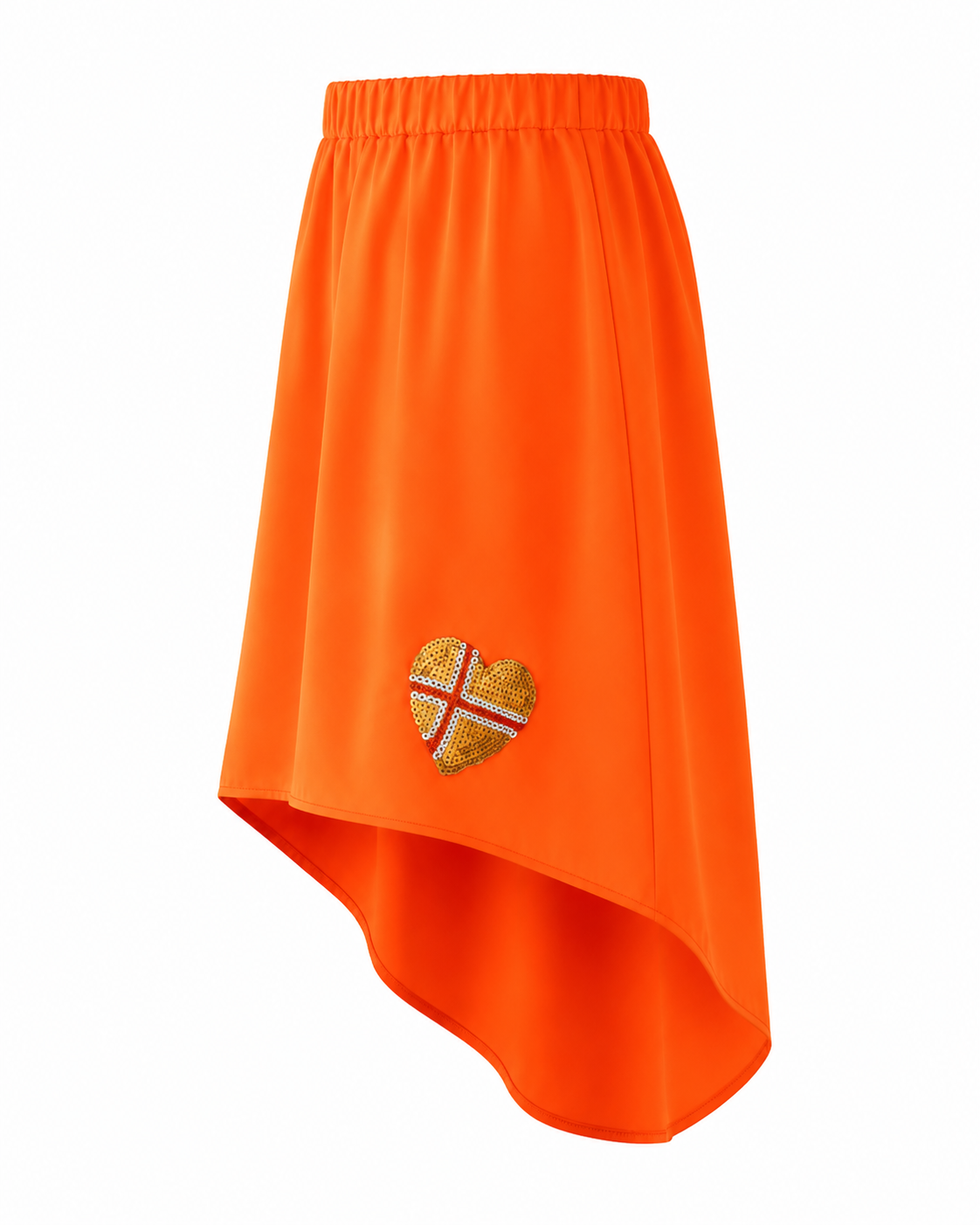 NEON LUXE HEART HI-LO SKIRT - B698126NEORG