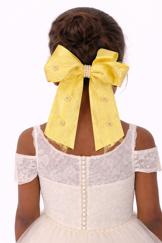 SOFT BUTTER YELLOW WITH IVORY PEARL ACCENTS - KH11624277