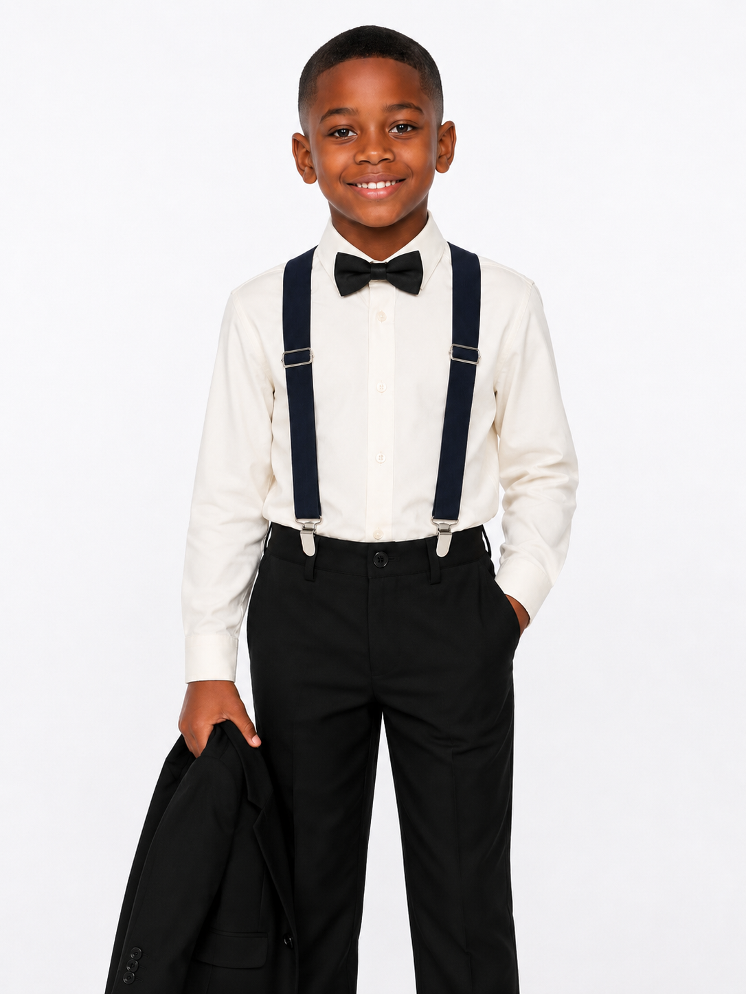 CLASSIC BLACK SUSPENDERS - B59LGBLK