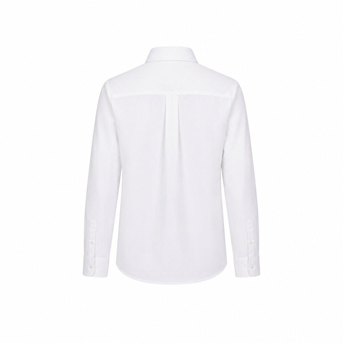 WHITE LONG SLEEVE DRESS SHIRT ( 1-18 YRS) - MSELWH980A