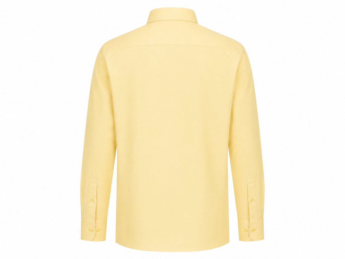 CREAMY YELLOW BUTTER "LONG SLEEVE DRESS SHIRT - GDS101CRYEL