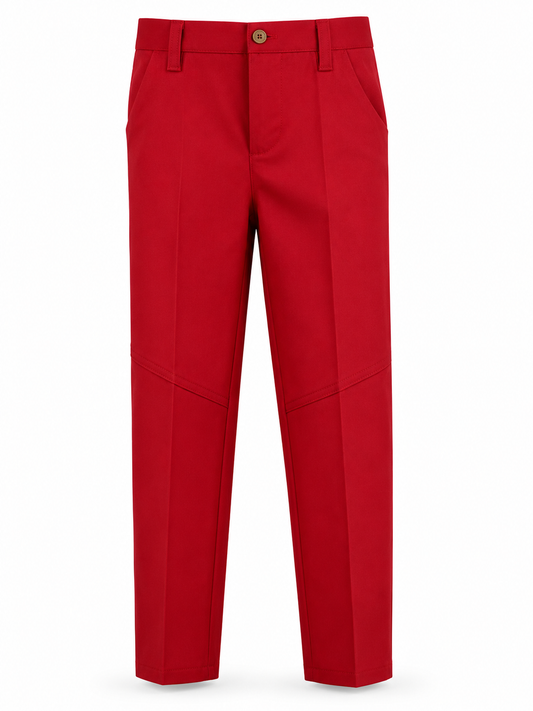 RICH RED ST. MIKEY  CHINO CLASSIC TROUSERS - MN402RHRD