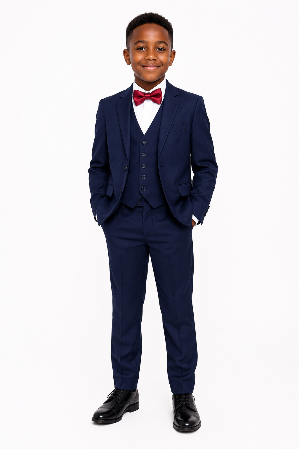 NAVY BLUE ELEGANCE 3-PC BOYS SUIT SET - B00926206NVBL