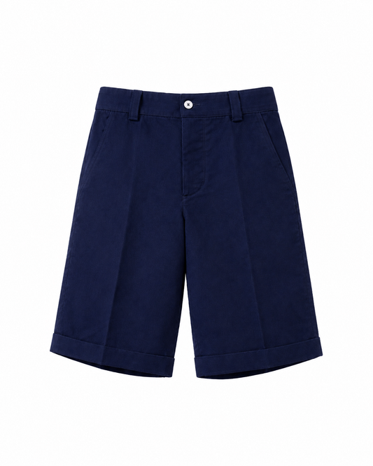 REGENT NAVY BLUE SMART SHORTS - Q126CSHRGNVBL