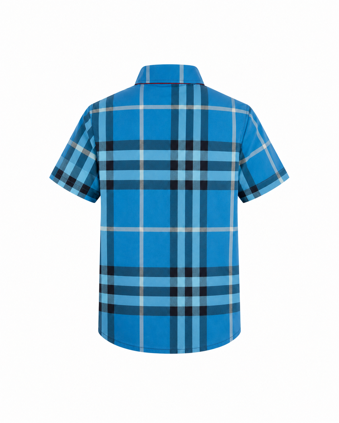 BLUE CLASSIC CHECK SHORT-SLEEVE SHIRT - CSBJ200