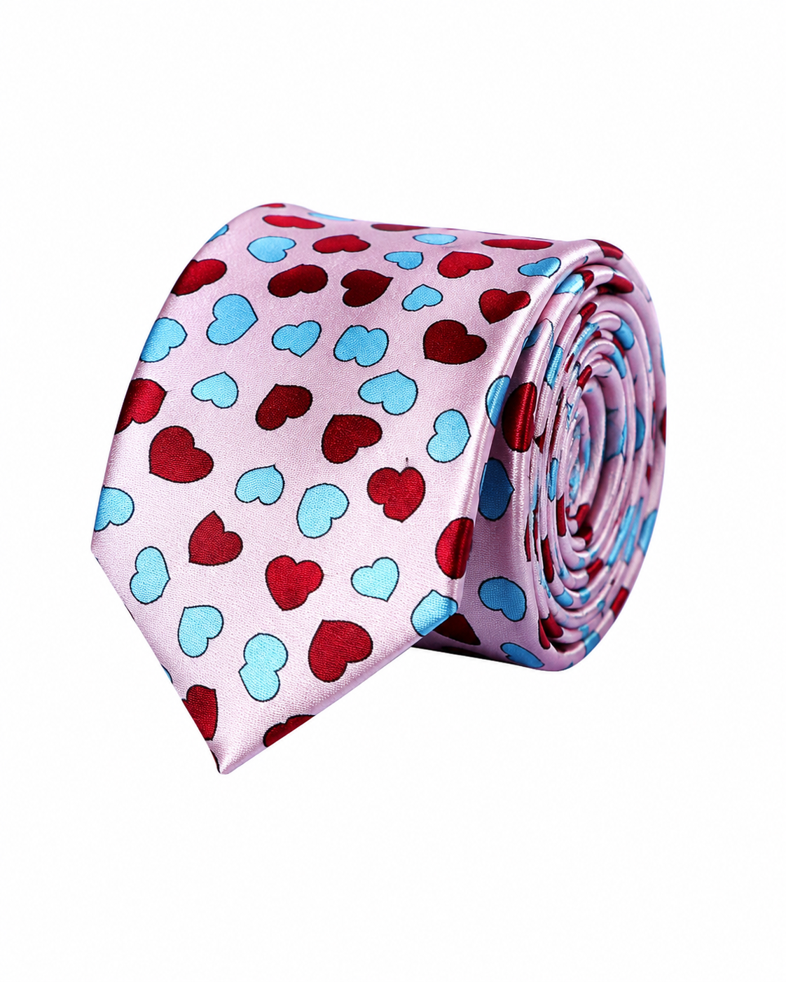 BLUSH HEART POP SLIM TIE - LT53CH22448HRT