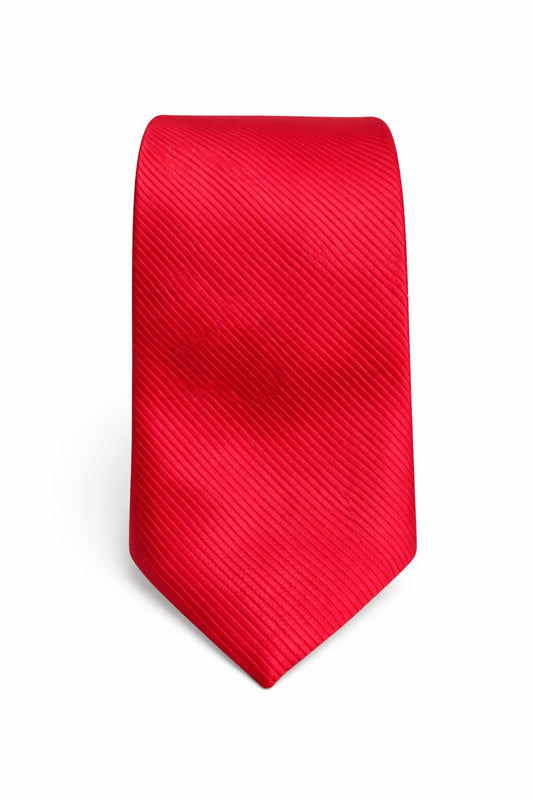 ROYAL CRIMSON SILK-BLEND NECK TIE - ABW302CRD24880