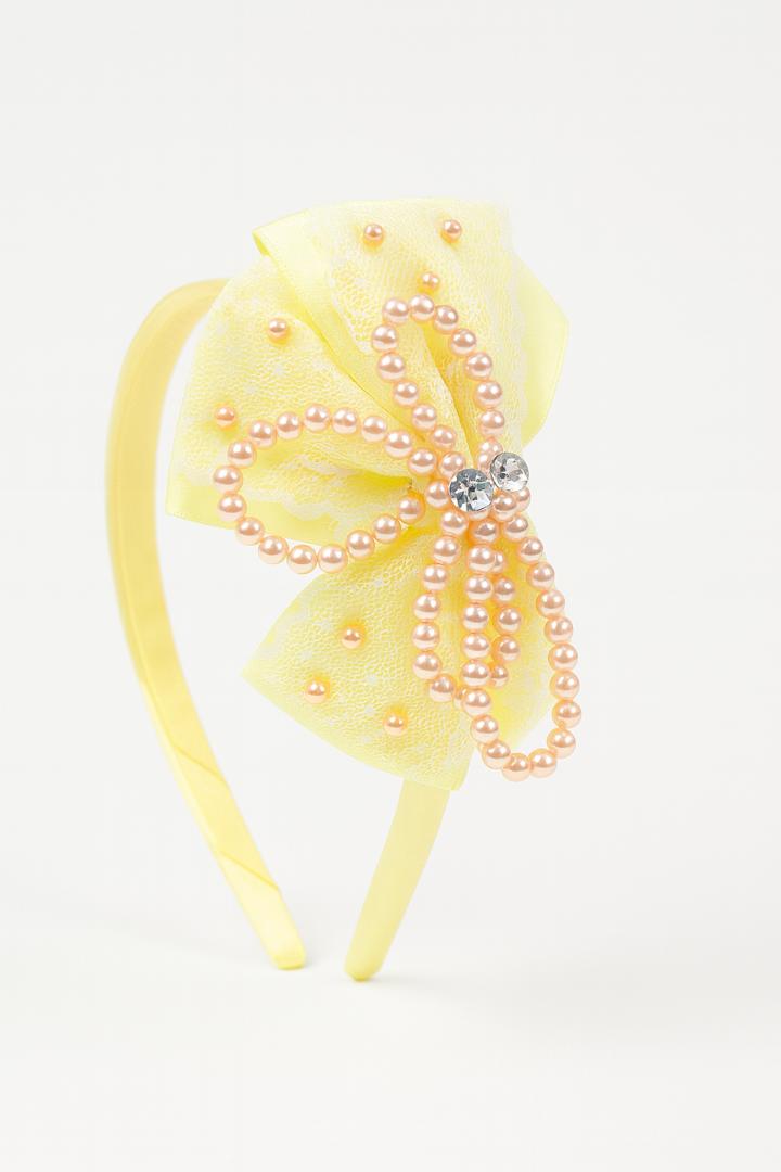 BUTTERFLY PEARL BLOSSOM HEADBAND - CBH10425221PYEL